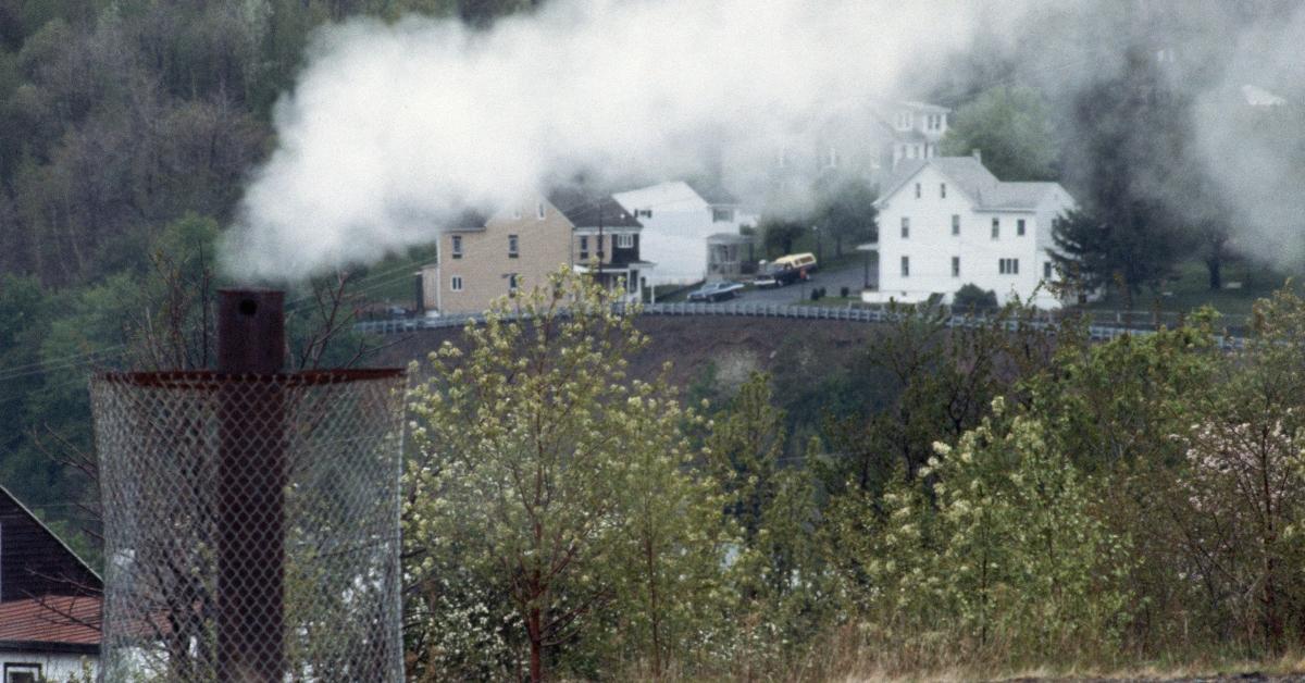 The abandoned town of Centralia, PA. 