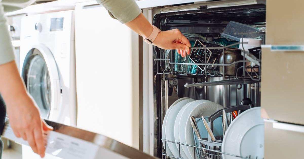 A person holding the dishwasher door wide open. (Representative Cover Image Source: Getty Images | Olga Rolenko)