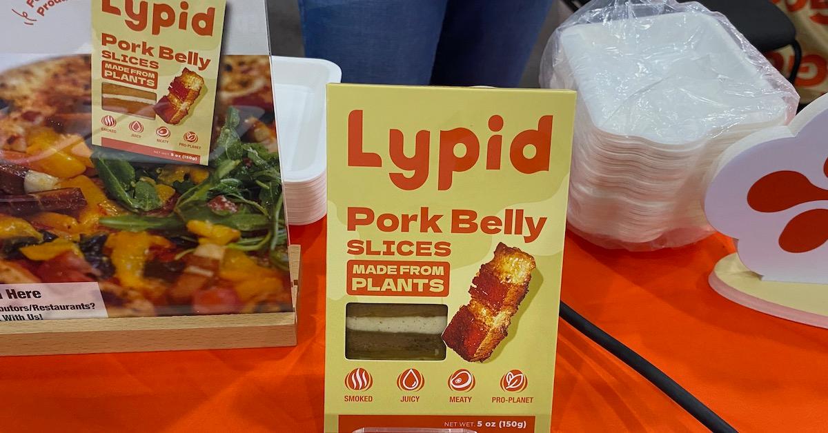 Lypid Pork Belly Slices in package