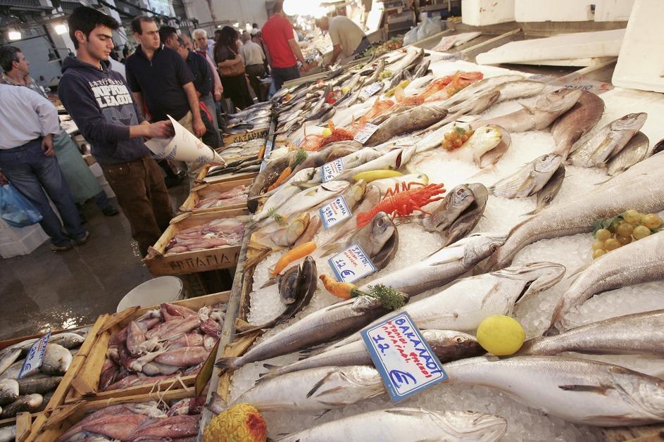 Fish being sold