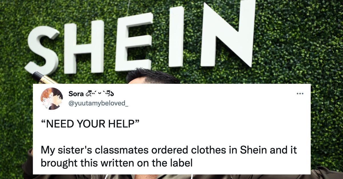 Shein Responds To Claims About 'Help' Messages On Clothes Tags By Factory  Workers