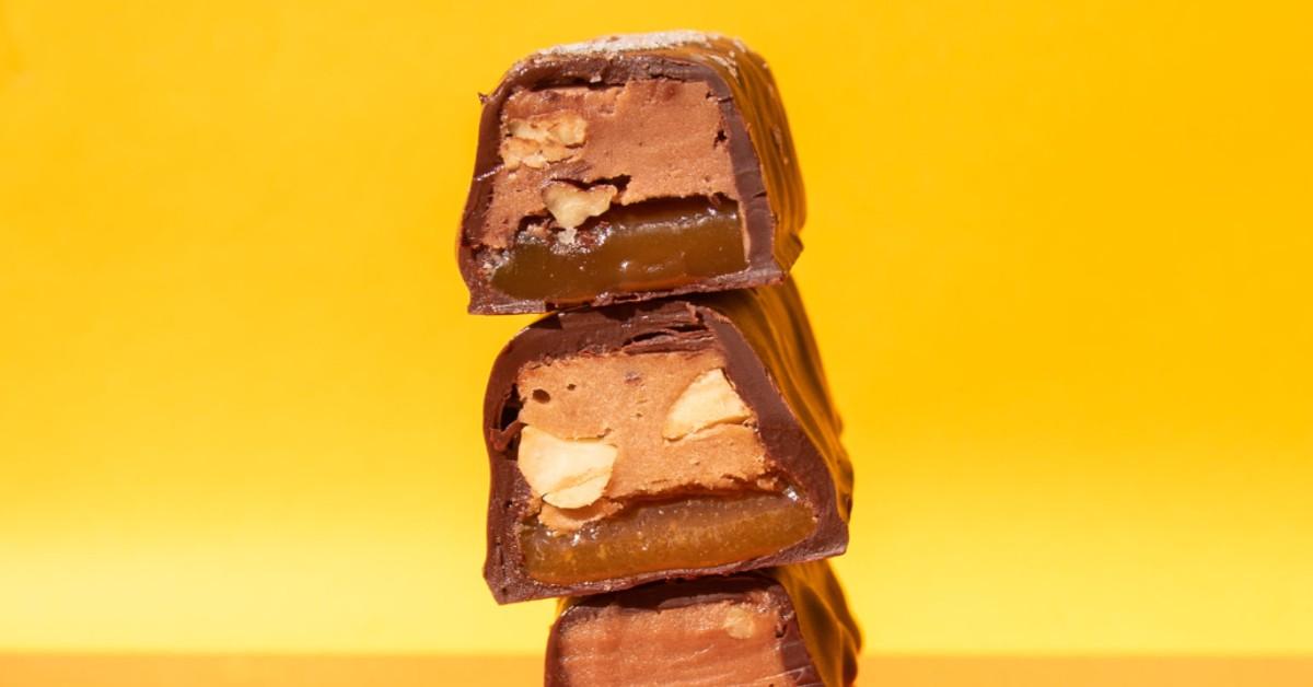 The Lagusta's Luscious Peanut Caramel Bar with Nougat 