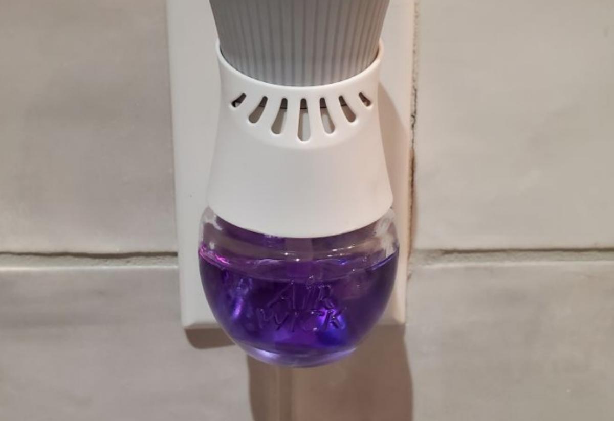 Air Wick air freshener in wall socket