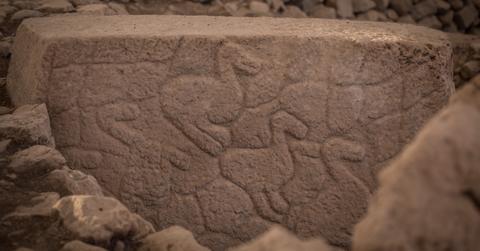 Carvings found at Gobekli Tepe archeological site.