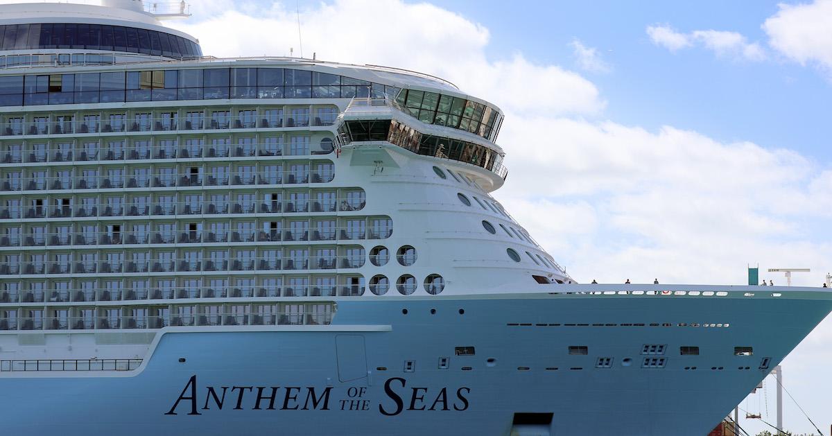 The Anthem of the Seas cruise ship.