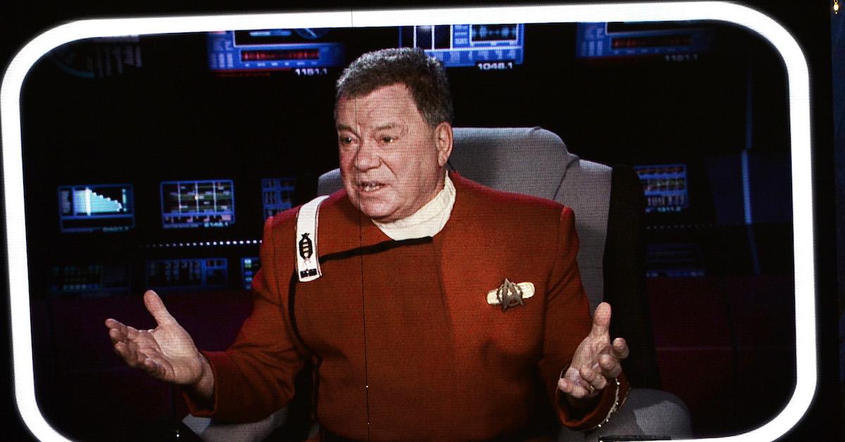 Shatner as Star Trek's Captain James T. Kirk