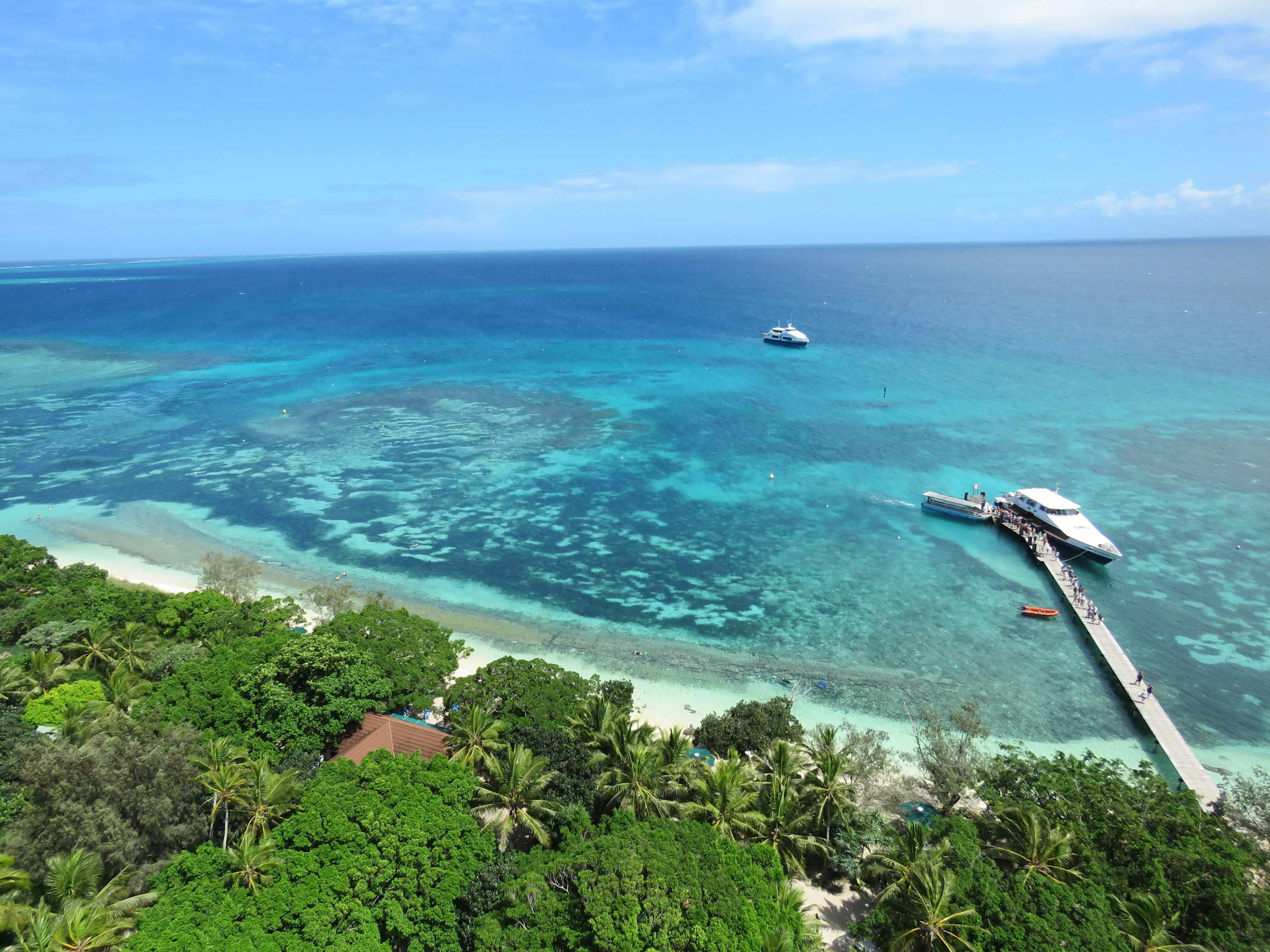 The Amédée lighthouse is pictured in New Caledonia.