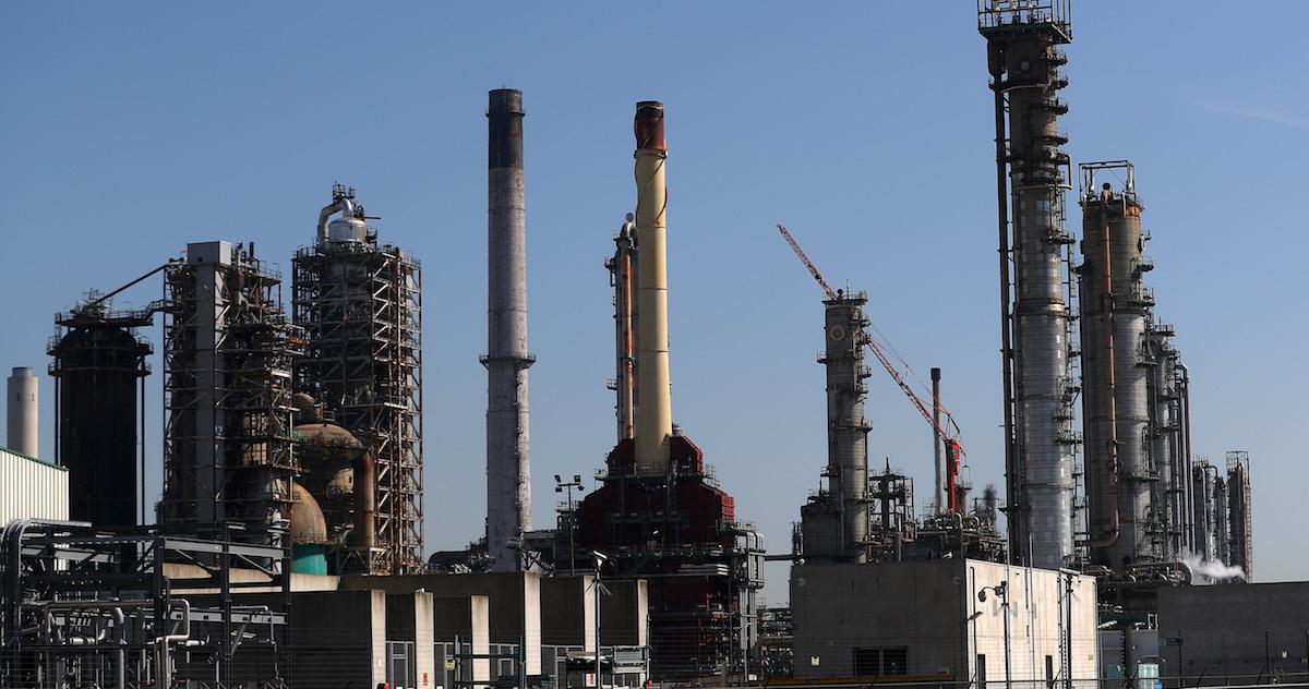 Gas processing factory