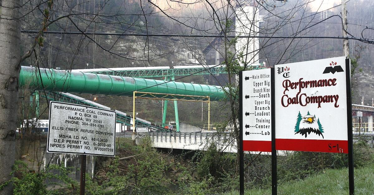 Outside of the Upper Big Branch mine, operated by Performance Coal Company. 