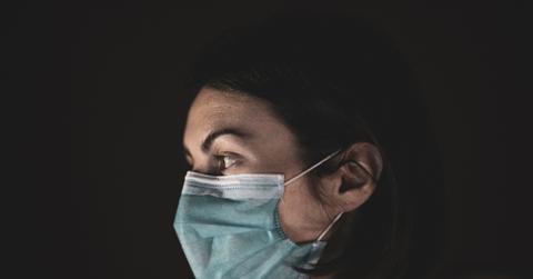 woman wearing medical mask