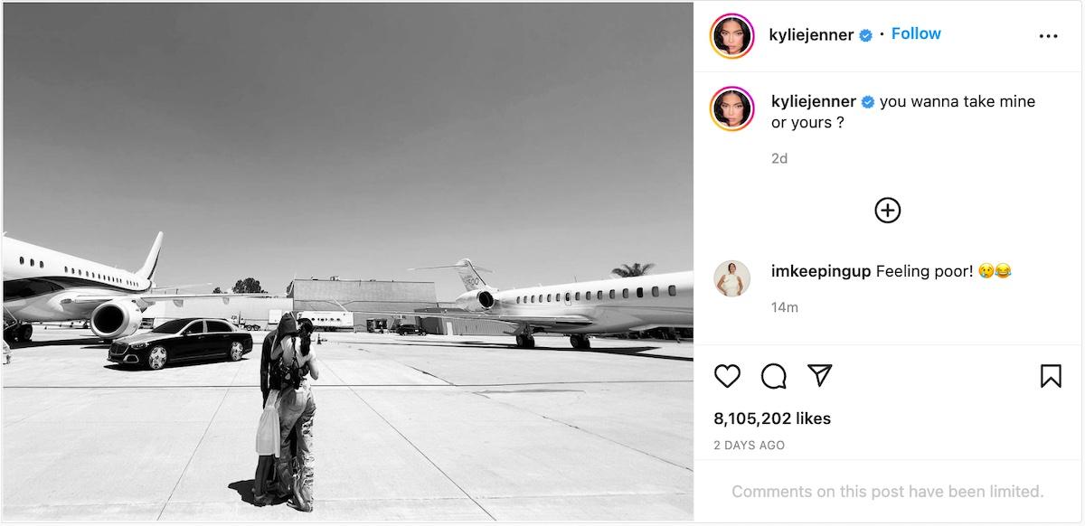 Kylie Jenner private jet