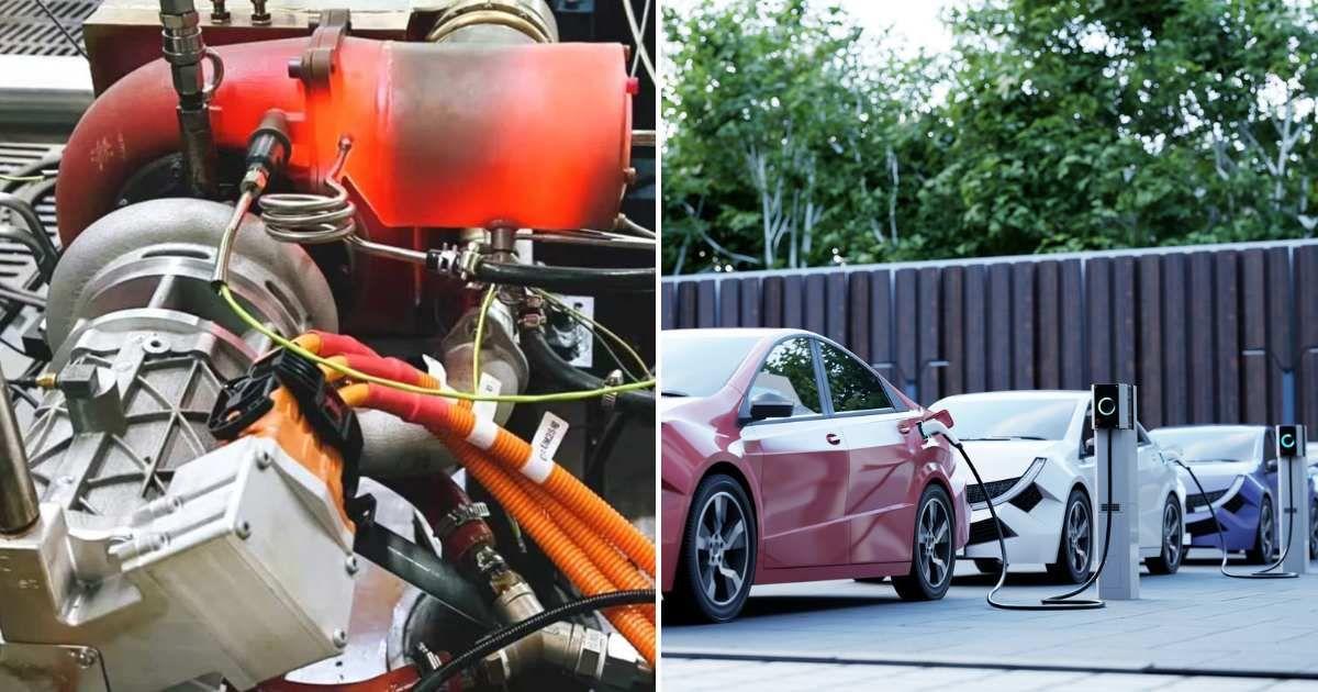 (L) China’s Detachable Power Generator; (R) EV’s at Charging Station. (Cover Image Source: (L) Hunan | (R) Getty/3alexd)