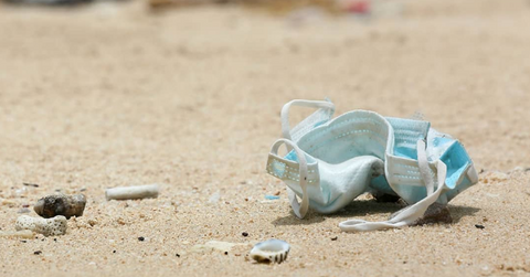 coronavirus mask ocean