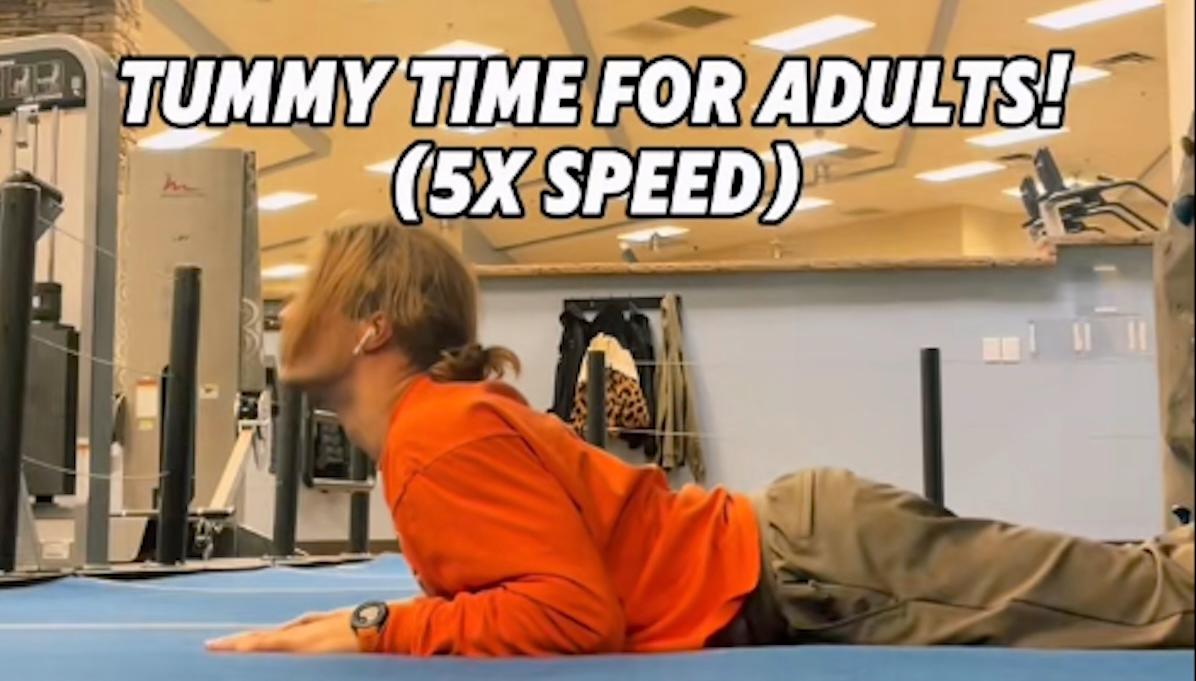 tummy time for adults