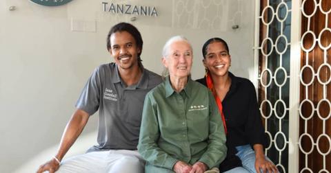 Jane Goodall Works With Her Grandson Merlin van Lawick on Conservation