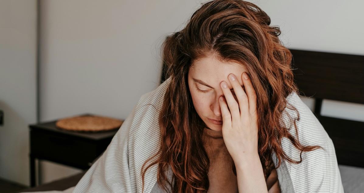 stressed woman