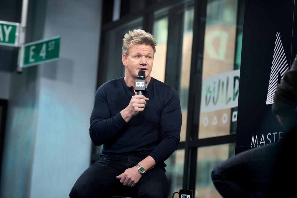 Chef Gordon Ramsay speaks at a MasterClass event in New York City in 2017.