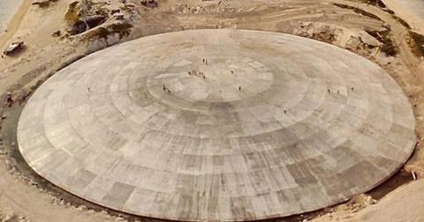 Aerial photo of the Runit Dome (Cover Image Source: U.S. Department of Energy)