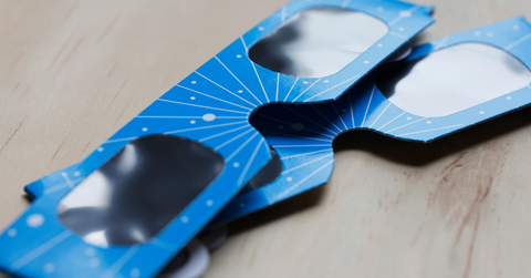 Protective eyewear for the solar eclipse