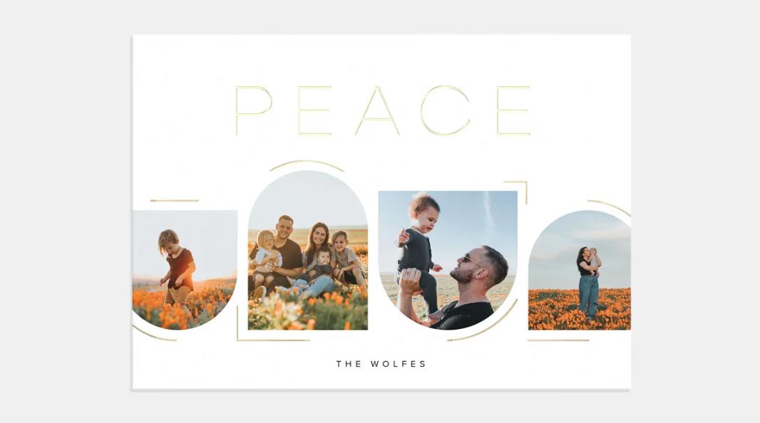 Peace Holiday Card