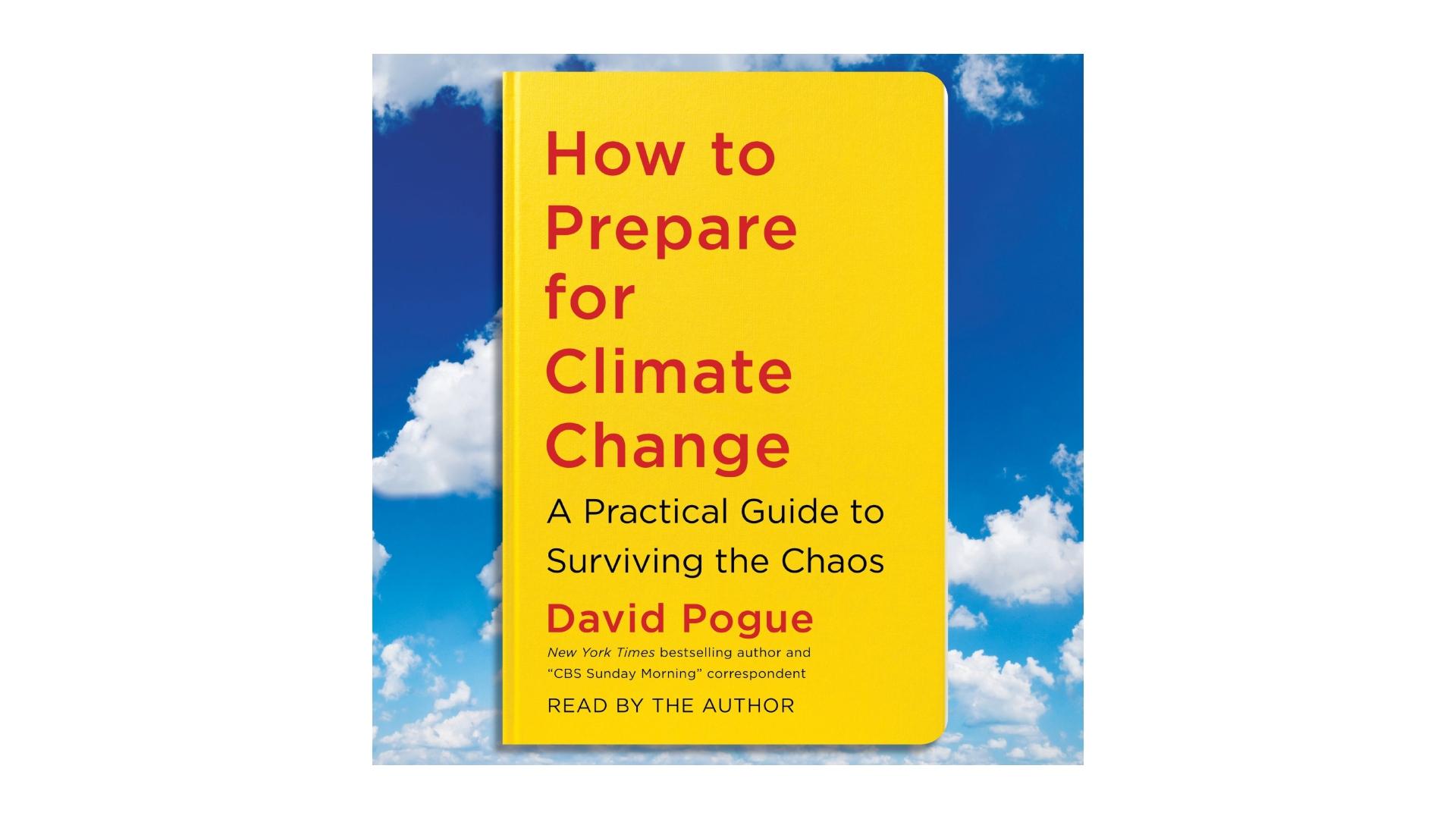 The cover of How to Prepare for Climate Change by David Pogue.