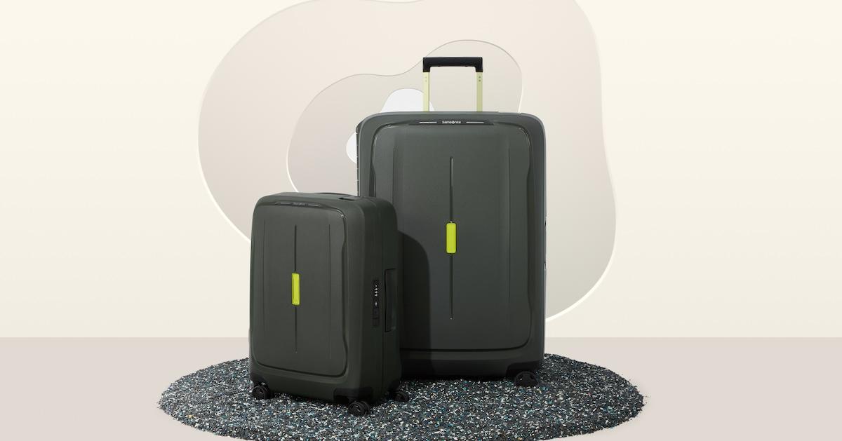 Two Samsonite black suitcases