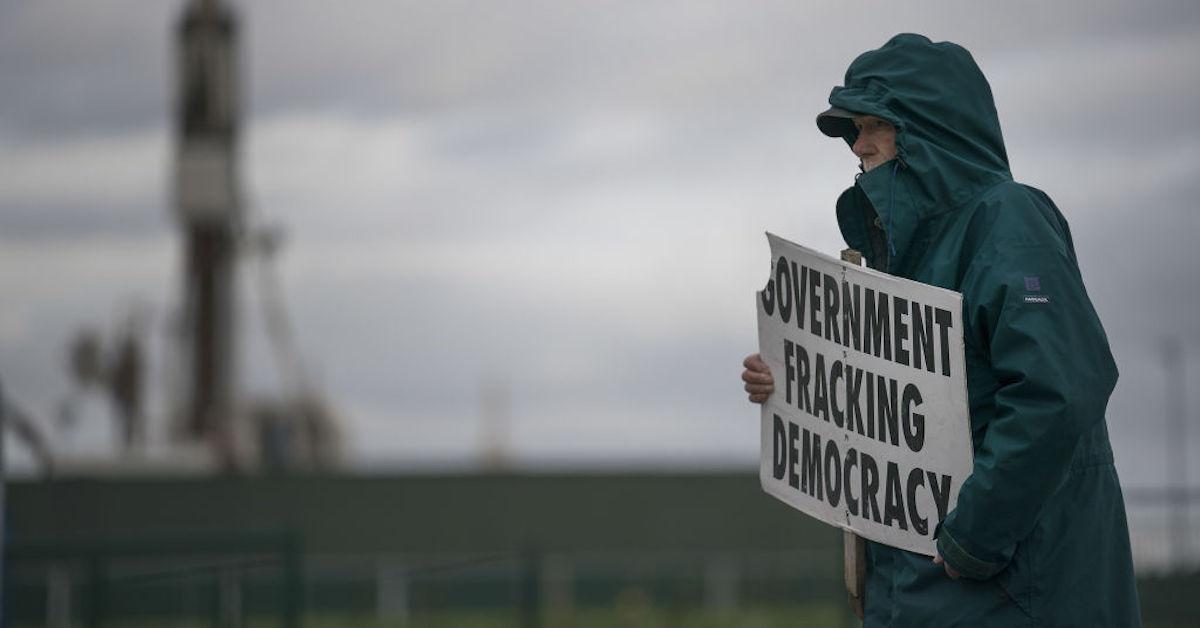 fracking protest