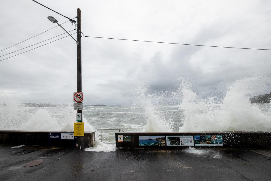 Agua turbulenta en Australia