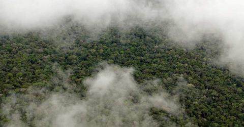 Misty haze of rain clouds hovering above the Amazon rainforest. (Cover Image Source: NASA/Center for International Forestry Research)