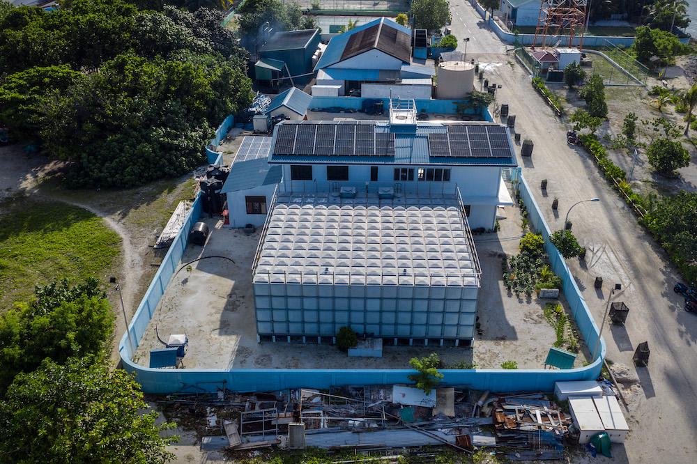 A Desalination Plant in Mahibadoo, Maldives