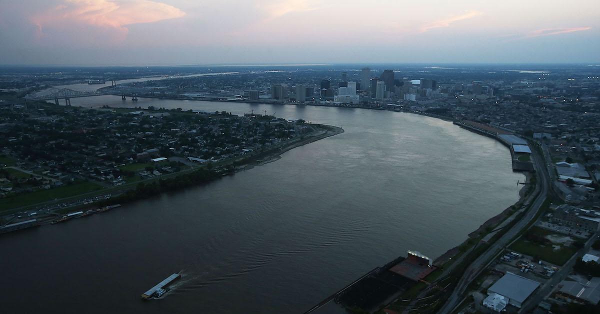 Mississippi River Barge