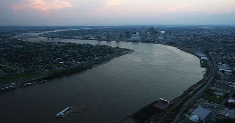 Mississippi River Barge