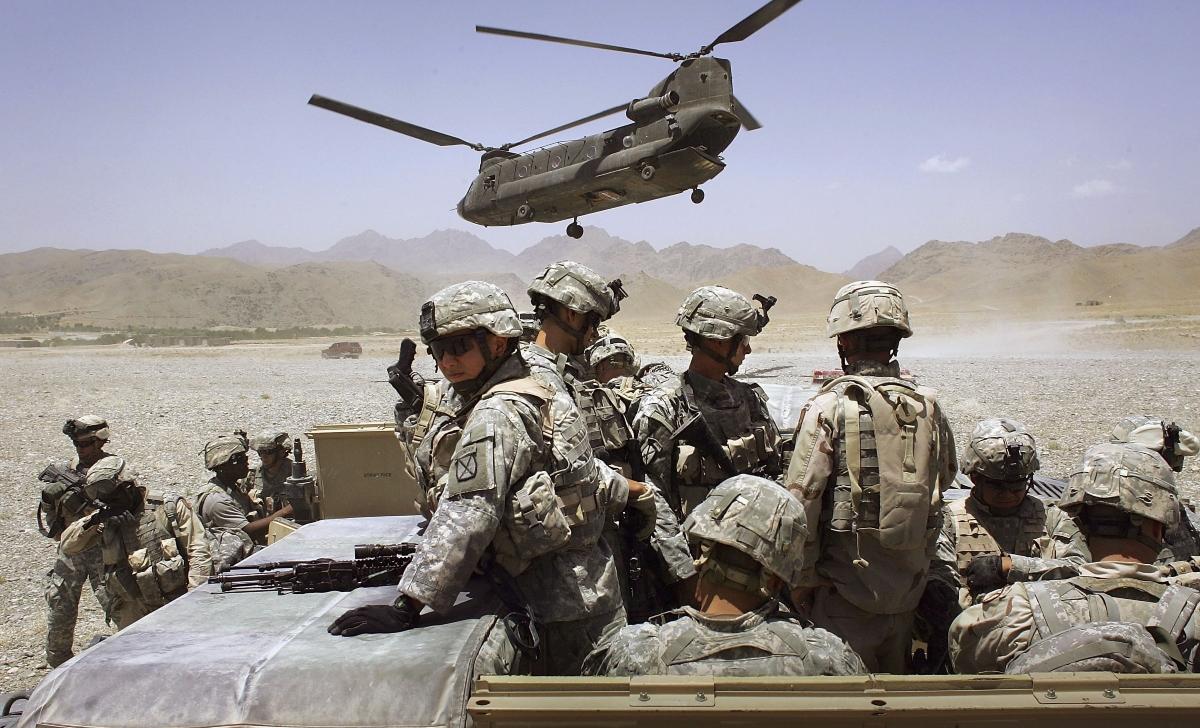 U.S. soldiers in Afghanistan. 