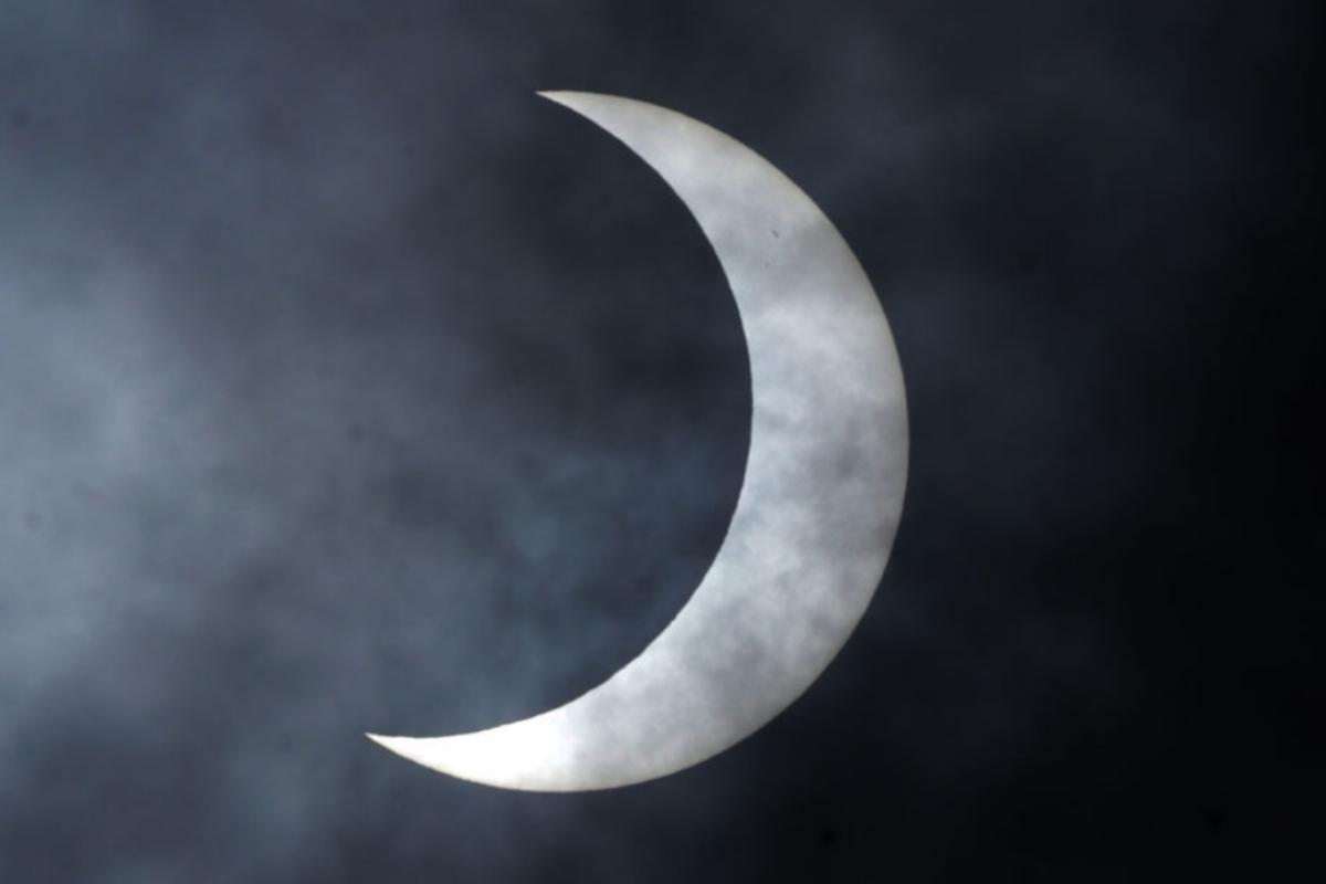 annular solar eclipse seen from Mexico City