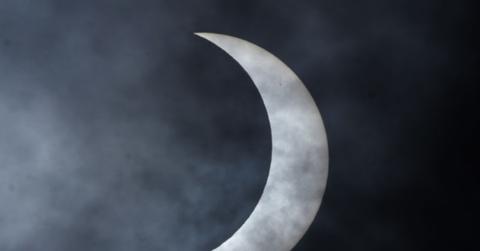 annular solar eclipse seen from Mexico City