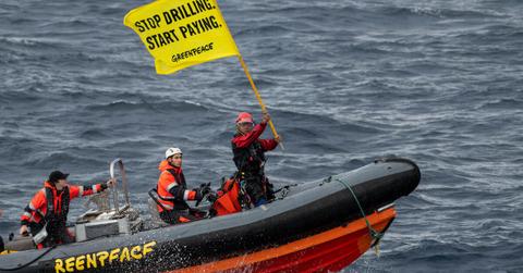 Greenpeace Shell Protest