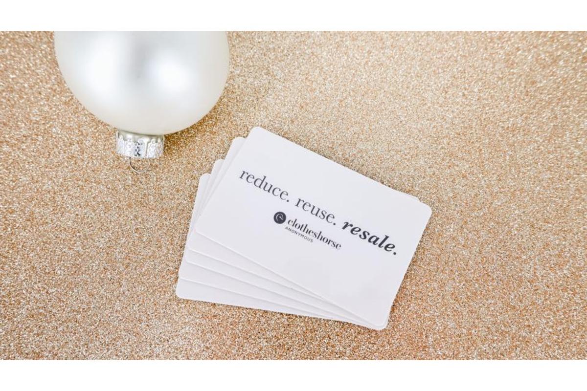 Business cards at Clotheshorse Anonymous