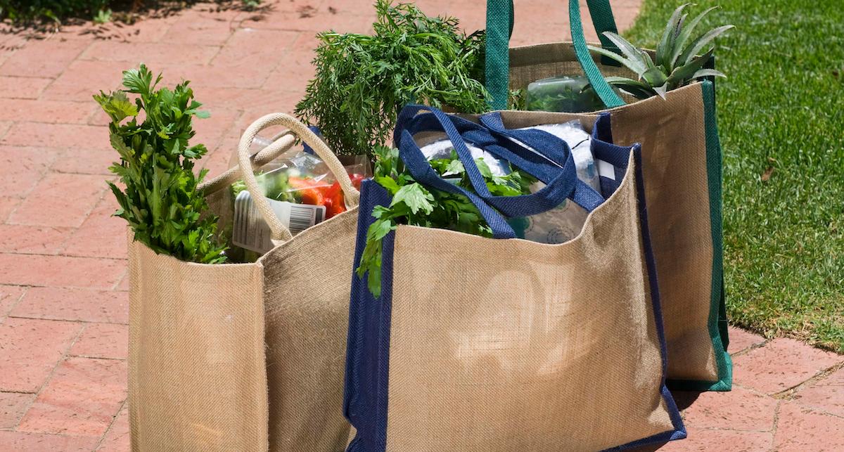 shopping bags recycled materials