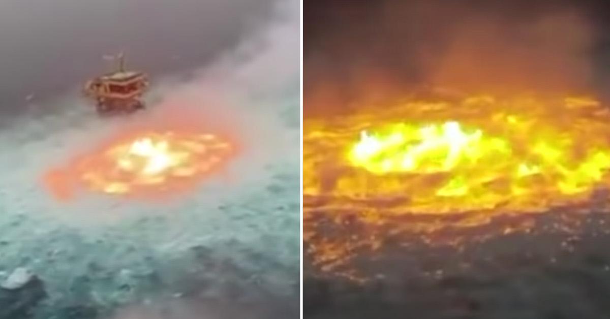 Ocean Was on Fire in Gulf of Mexico Due to Leaky Pipeline