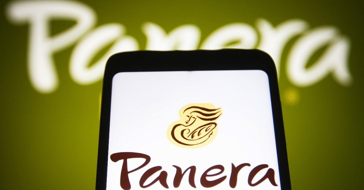 Panera Bread logo and digital app logo.