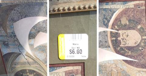 Three photos display the various angles of Beth S. Zamarripa's art.