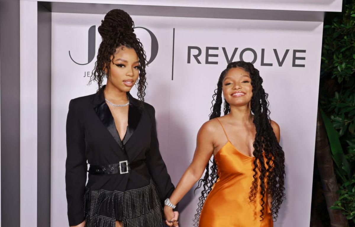 Chloe and Halle Bailey at formal event