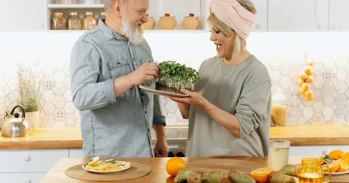 A couple is excited over using microgreens in their meal. (Representative Cover Image Source: Pexels | Mikhail Nilov)