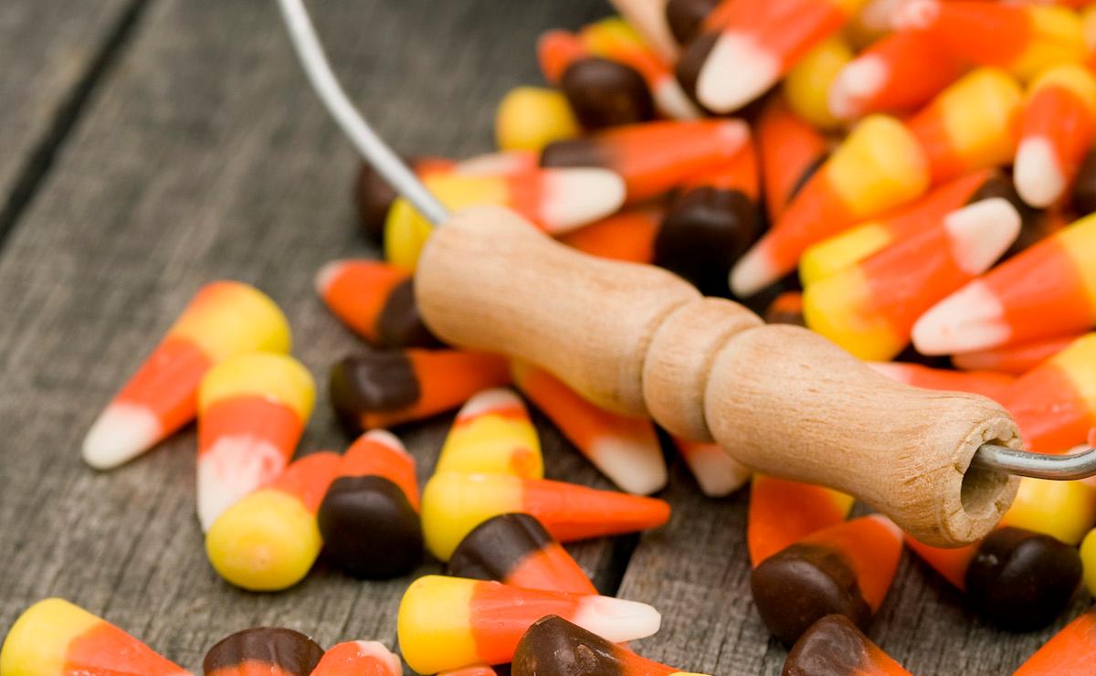 Two types of candy corn