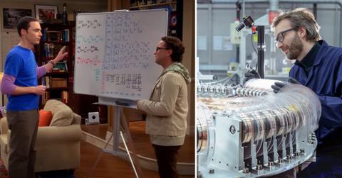 (L) A scene from 'The Big Bang Theory' (Cover Image Source: YouTube | @BigBangTheory); (R) Scientist working on a fusion reactor (Representative Cover Image Source: Getty Images | Monty Rakusen)