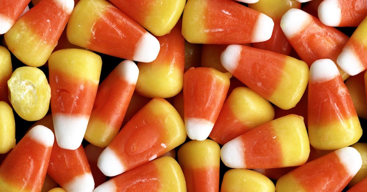 Shiny candy corn