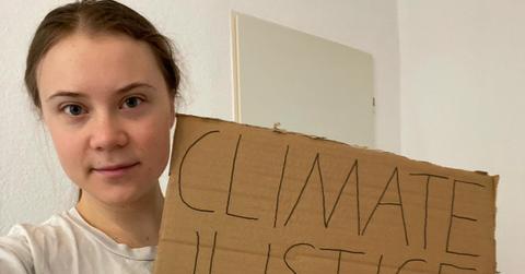 greta thunberg selfie