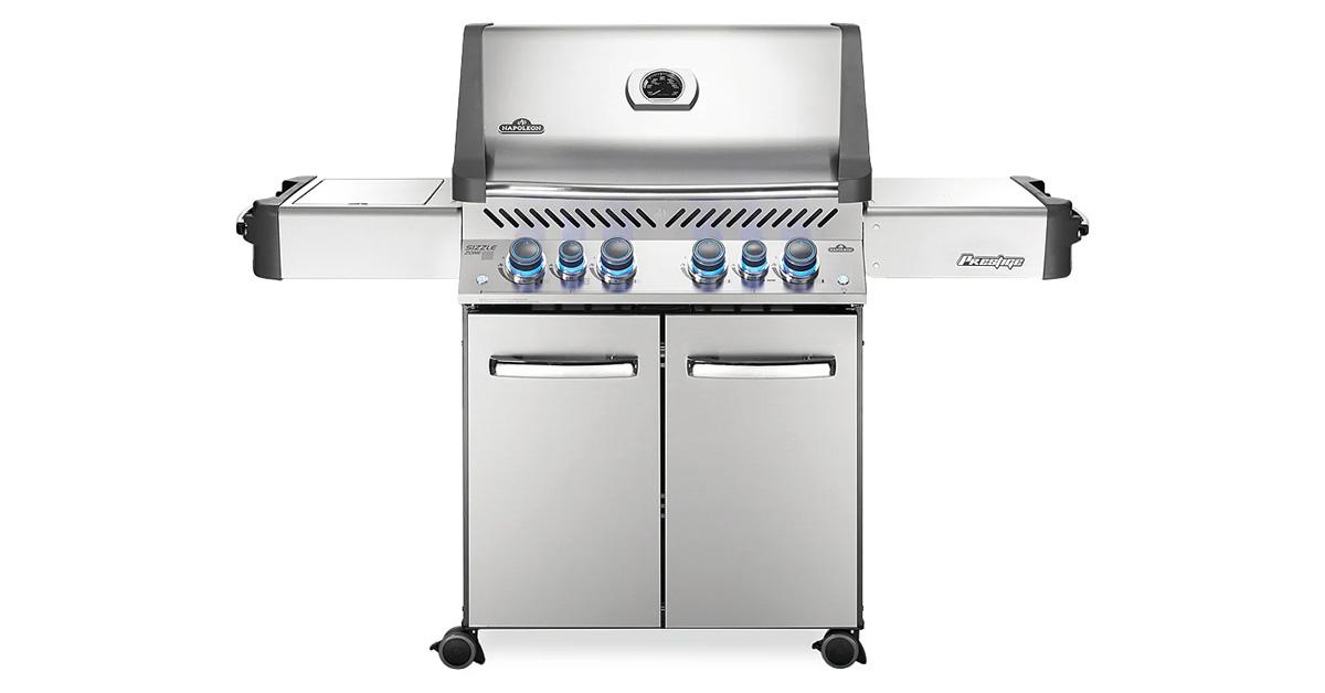 stainless steel has grill