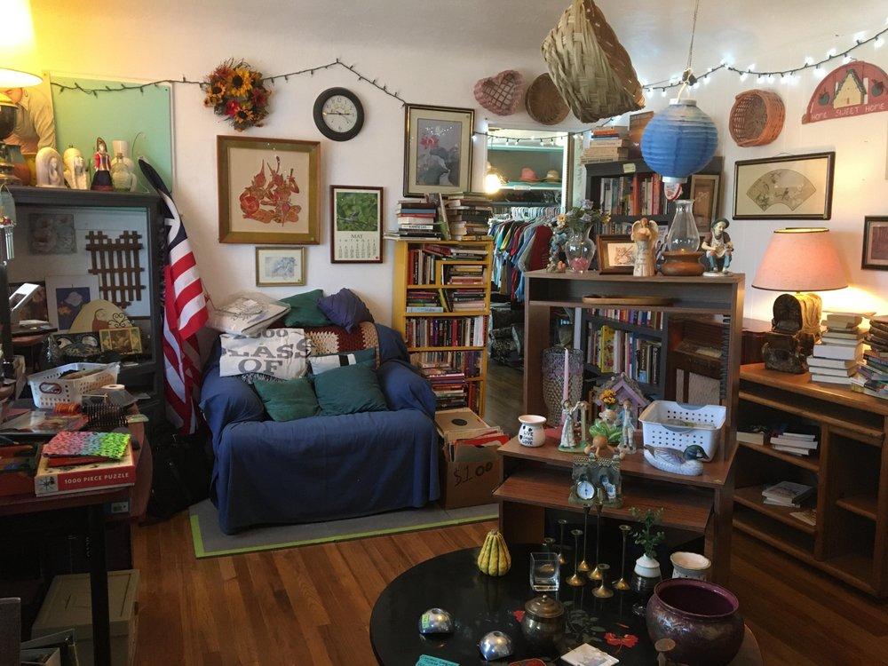 The inside of G.E.M. Thrift Store in Albuquerque, NM.