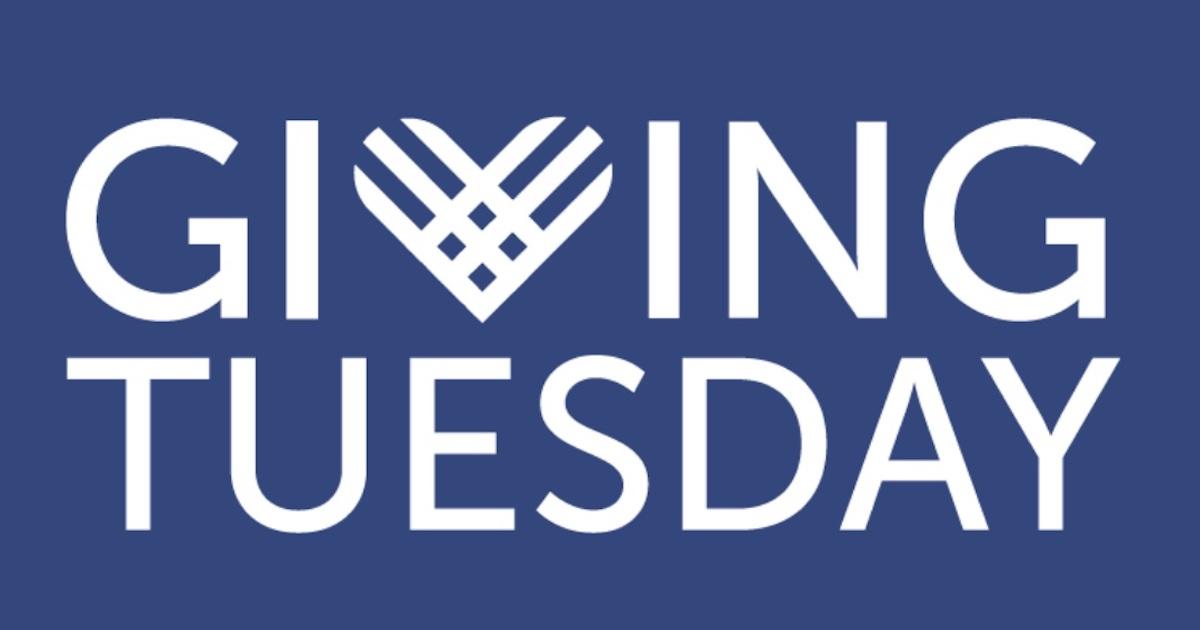 GivingTuesday Logo on blue background